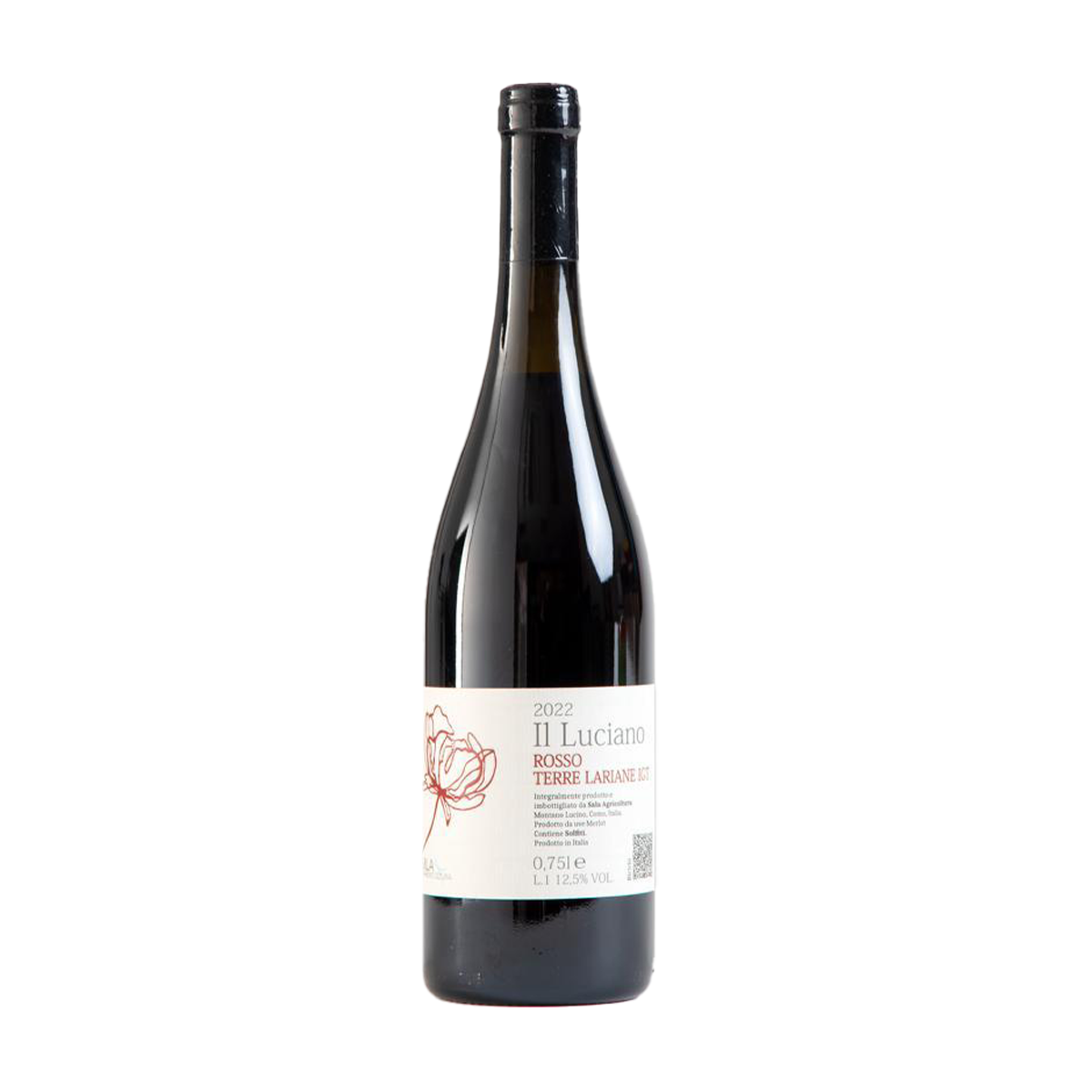 Rosso al pino fresco, sentori di frutti rossi e erbe.